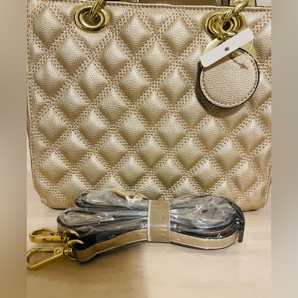 Gold purse stunning gift VEGAN LEATHER New holiday gifts birthday gift - Picture 7 of 11